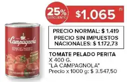 Carrefour La campagnola tomate pelado perita oferta