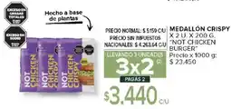 Carrefour Not chicken burger medallón crispy oferta