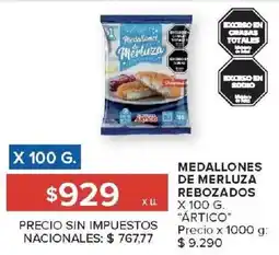 Carrefour Ártico medallones de merluza rebozados oferta