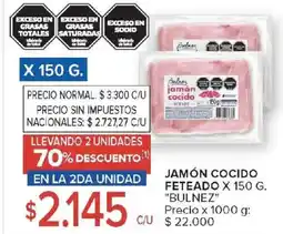Carrefour Bulnez jamón cocido feteado oferta