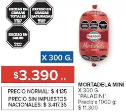 Carrefour Paladini mortadela mini oferta
