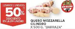 Carrefour Barraza queso mozzarella cilindro oferta