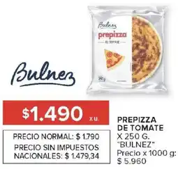 Carrefour Bulnez prepizza de tomate oferta