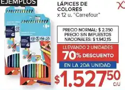 Carrefour Carrefour lápices de colores oferta