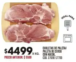 Coto Chuletas de paleta/ paleta de cerdo con hueso oferta