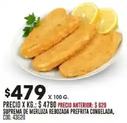 Coto Suprema de merluza rebozada prefrita congelada oferta