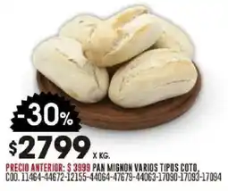 Coto Pan mignon varios tipos coto oferta