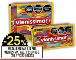 Coto Vienissima en salchichas sin piel paq. oferta