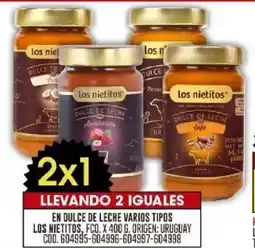 Coto Los nietitos en dulce de leche varios tipos fco. oferta