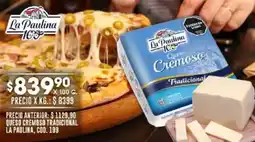 Coto La paulina queso cremoso tradicional oferta