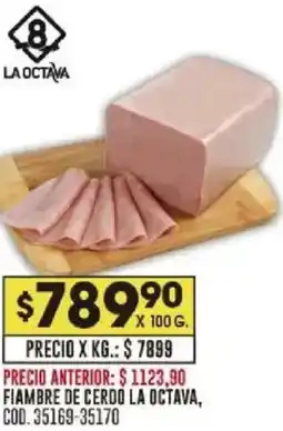 Coto La octava fiambre de cerdo oferta