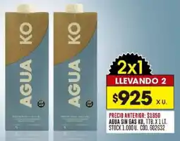 Coto Agua sin gas ko, ttb. oferta