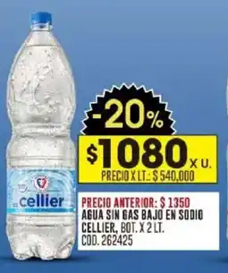 Coto Cellier agua sin gas bajo en sodio bot. oferta