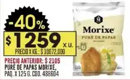 Coto Morixe pure de papas paq. oferta