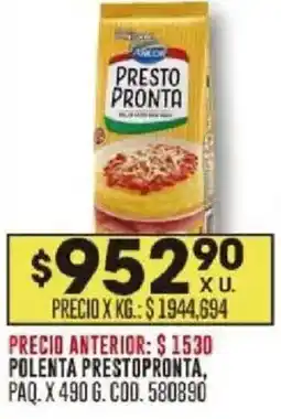 Coto Prestopronta polenta paq. oferta