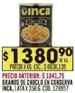 Coto Inca granos de choclo en conserva lata oferta