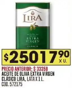 Coto Lira aceite de oliva extra virgen clásico lata oferta