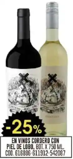 Coto En vinos cordero con piel de lobo, bot oferta