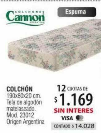 Authogar Cannon Colchón oferta