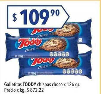 Hergo Galletitas Toddy Chispas Choco oferta