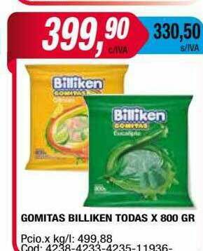 Maxiconsumo Gomitas Billiken Todas oferta