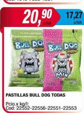 Maxiconsumo Pastillas Bull Dog Todas oferta