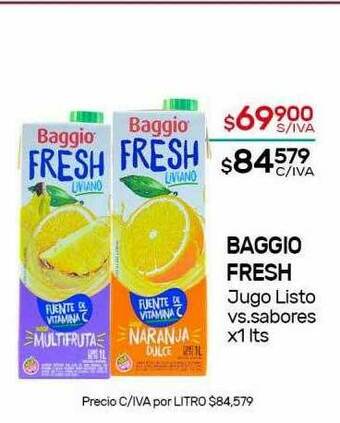 Nini Mayorista Baggio Fresh Jugo Listo oferta