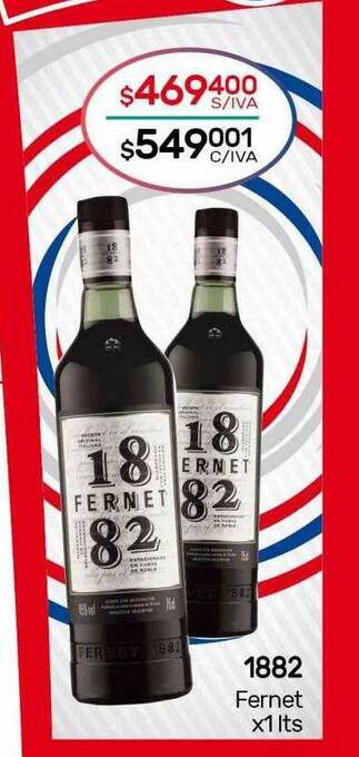 Nini Mayorista 1882 Fernet oferta