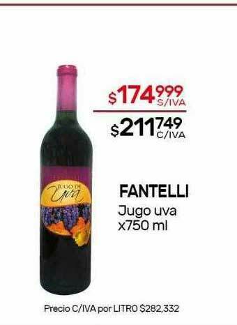 Nini Mayorista Fantelli Jugo Uva oferta