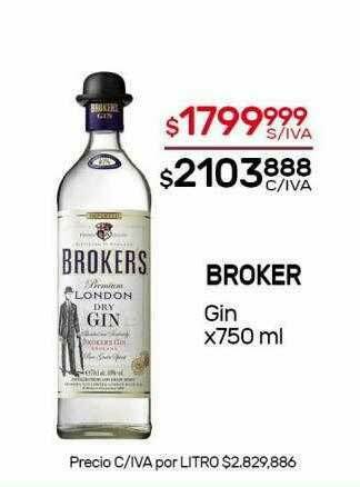 Nini Mayorista Broker Gin oferta