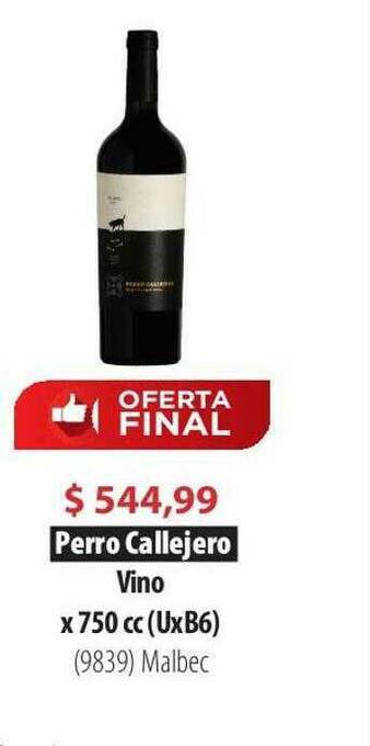 Parodi Perro Callejero Vino oferta