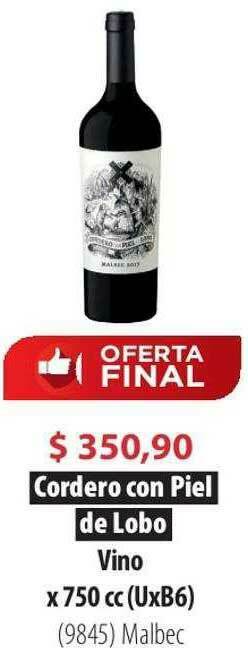 Parodi Cordero Con Piel De Lobo Vino oferta