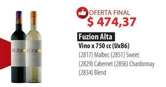 Parodi Fuzion Alta Vino oferta