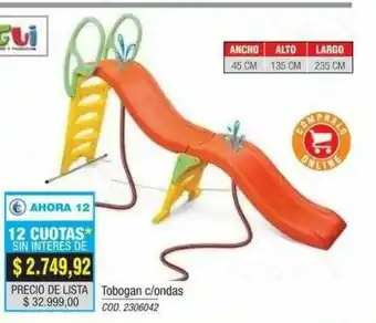 Rio Shop Deco Tobogan C Ondas oferta