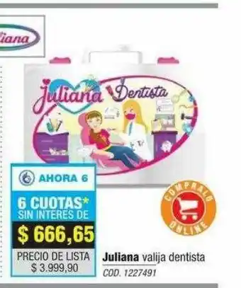 Rio Shop Deco Juliana Valija Dentista oferta