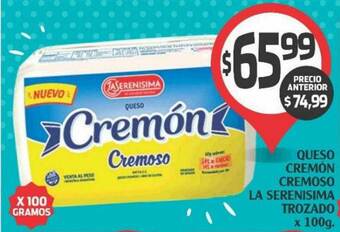 Supermercados Malambo Queso Cremon Cremoso La Serenisima Trozado oferta