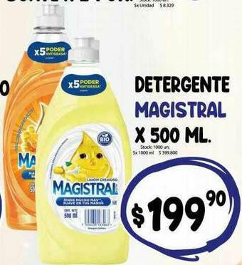 Supermercados Mariano Max Detergente Magistral oferta