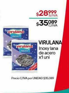Nini Mayorista Virulana Inoxy Lana De Acero oferta