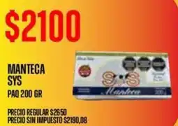 Supermercados Vea Manteca sys paq oferta