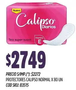 Supermercados Yaguar Calipso protectores normal oferta