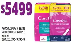 Supermercados Yaguar Carefree protectores oferta
