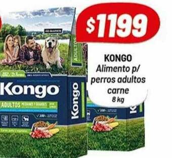 Almacor Kongo Alimento P Perros Adultos Carne oferta