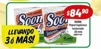 Almacor Soon Papel Higiénico Texturado oferta