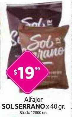 Cordiez Alfajor Sol Serrano oferta