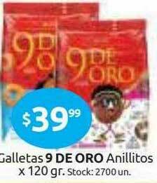 Cordiez Galletas 9 De Oro Anillitos oferta