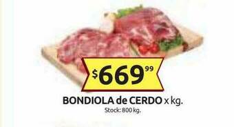 Cordiez Bondiola De Cerdo oferta