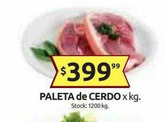 Cordiez Paleta De Cerdo oferta