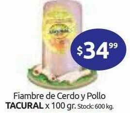 Cordiez Fiambre De Cerdo Y Pollo Tacural oferta