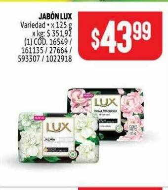 Makro Jabón Lux oferta