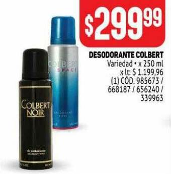 Makro Desodorante Colbert oferta